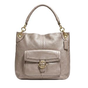 Coach Penelope Opalescent Pebbled Leather Hobo Bag Gold F18889